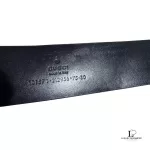 Gucci GG slim black leather belt with G buckle, size 75, view 13