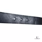 Gucci GG slim black leather belt with G buckle, size 75, view 14