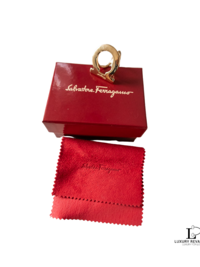 Salvatore Ferragamo Gancini Scarf Ring