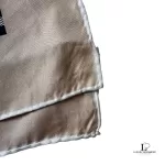 Burberry Nova Check 100% silk scarf, made in England, view 6