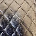 Yves Saint Laurent black quilted leather envelope clutch bag, view 16