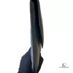 Yves Saint Laurent black quilted leather envelope clutch bag, view 4