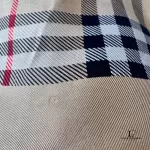 Burberry Nova Check 100% silk scarf, made in England, view 8