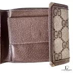 Gucci Supreme GG signature unisex short bifold wallet, view 9
