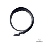 Gucci GG slim black leather belt with G buckle, size 75, view 5
