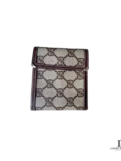 GUCCI Supreme GG Signature Unisex Short Wallet