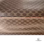 vintage Celine Macadam monogram brown structured handbag, view 12