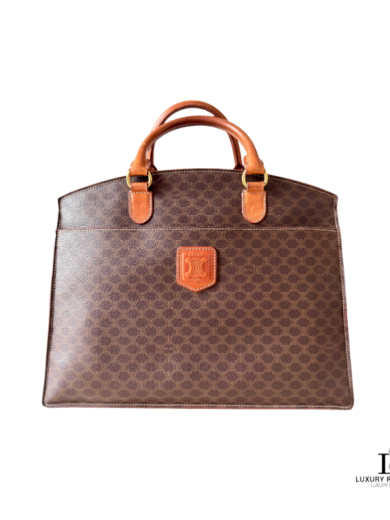 CELINE Macadam Vintage Structured Handbag