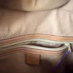 vintage Celine Macadam monogram brown structured handbag, view 20