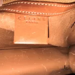 vintage Celine Macadam monogram brown structured handbag, view 23