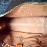 vintage Celine Macadam monogram brown structured handbag, view 25