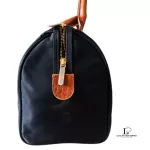 Valentino Garavani Sports black and brown nylon and leather Boston bag, view 5