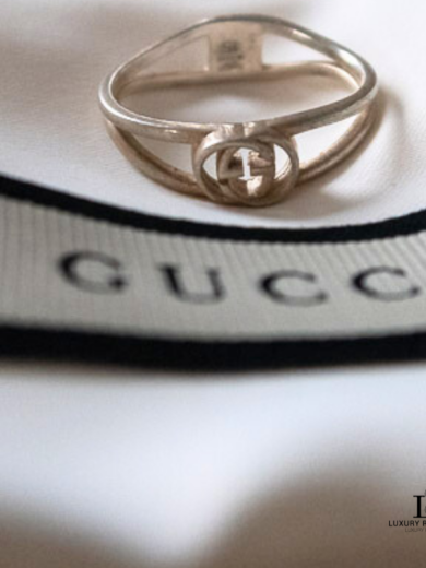 GUCCI GG Silver Ring