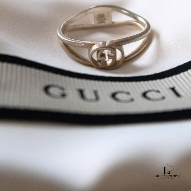 GUCCI GG Silver Ring