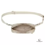 Kate Spade Signature Spade Flower belt bag in dark beige multi, new with tag, view 3