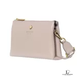 Kate Spade Emma blush cloud multi pebbled leather mini crossbody bag, new with tag, view 4
