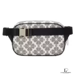 Kate Spade Signature Spade Flower belt bag in black multi, new with tag, view 2