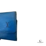 Louis Vuitton Multicles 6 blue Epi leather key case, view 8