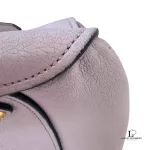 Miu Miu blush pink leather structured handbag, view 8