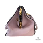 Miu Miu blush pink leather structured handbag, view 3