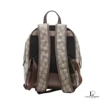 Gucci Ophidia GG Supreme small backpack with Web stripe, view 3