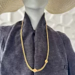Christian Dior CD long gold-tone chain necklace, view 12