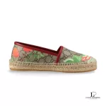 Gucci Tian GG Supreme bird print espadrille flats, size 37, view 6