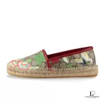 Gucci Tian GG Supreme bird print espadrille flats, size 37, view 5