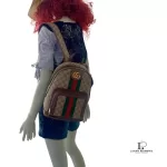 Gucci Ophidia GG Supreme small backpack with Web stripe, view 18