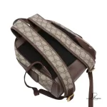Gucci Ophidia GG Supreme small backpack with Web stripe, view 6