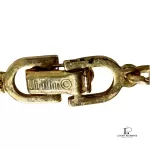 Christian Dior CD long gold-tone chain necklace, view 10