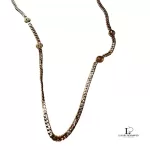 Christian Dior CD long gold-tone chain necklace, view 6
