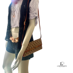 Gucci GG canvas Bamboo Bar crossbody bag with removable strap, view 12