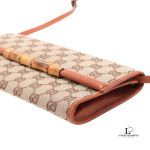 Gucci GG canvas Bamboo Bar crossbody bag with removable strap, view 4