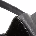 vintage Celine black crocodile-embossed leather Horse Carriage Triomphe shoulder bag, view 7