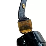 vintage Celine black crocodile-embossed leather Horse Carriage Triomphe shoulder bag, view 15