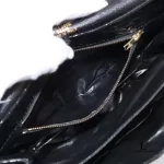 vintage Celine black crocodile-embossed leather Horse Carriage Triomphe shoulder bag, view 25