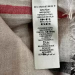 Burberry beige Nova Check wool and silk shawl, view 8