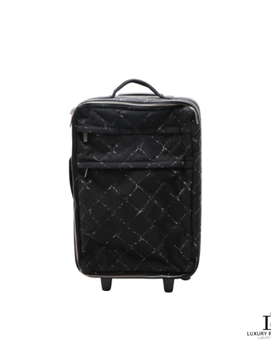 CHANEL Old Travel Line Rolling Suitcase