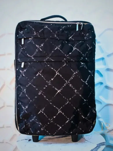Chanel Old Travel Line Rolling Suitcase