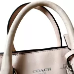Coach Legacy Mini Tanner blush peach smooth leather two-way handbag, view 12