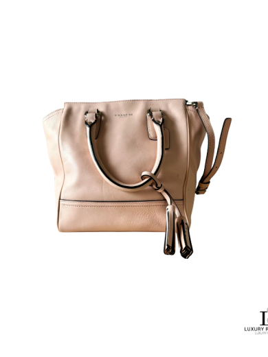COACH Legacy Mini Tanner Two-way Smooth Leather Blush Handbag