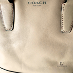 Coach Legacy Mini Tanner blush peach smooth leather two-way handbag, view 16