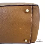 Prada Galleria caramel Saffiano leather handbag, view 11