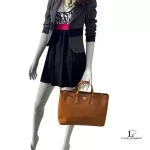 Prada Galleria caramel Saffiano leather handbag, view 34
