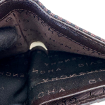 Givenchy signature G print brown and black compact wallet, view 15