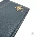 Gucci Animalier Bee black leather men's bifold wallet, view 14