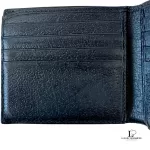 Gucci Animalier Bee black leather men's bifold wallet, view 9