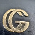 Gucci Marmont GG black leather journal organizer, view 17