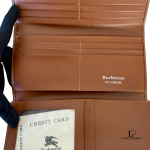 vintage Burberrys of London black Nova Check long trifold wallet, unused, view 10